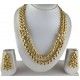 High End Real kundan 22k Gold Plated necklace set 